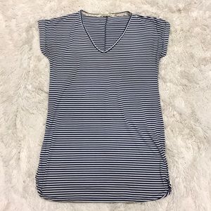 Stripped Fitted T-Shirt Dress